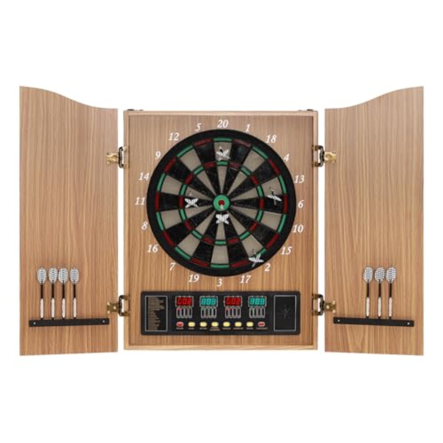 Electronic Dartboard Cabinet - Electronic dart board cabinet with built-in