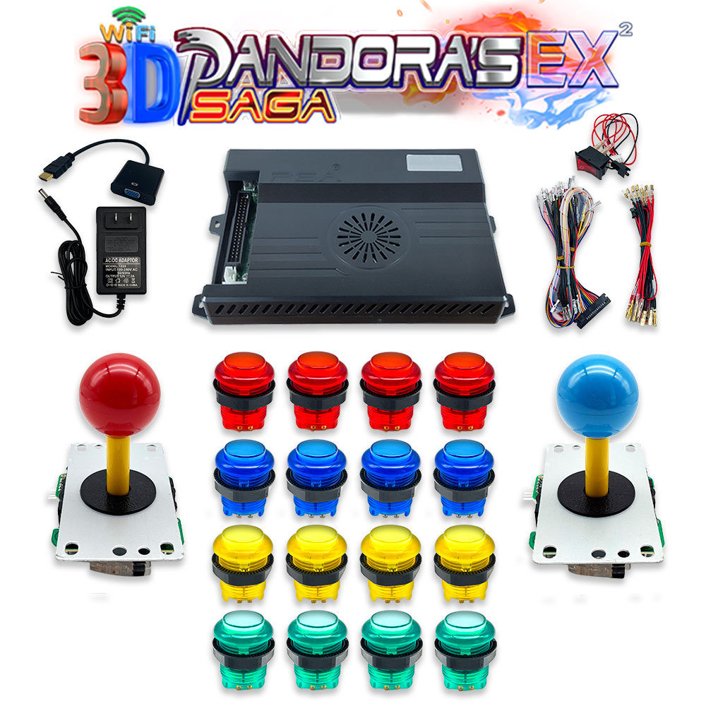 Trackball Controller Arcade - 3D WiFi 10888 in 1 Pandora