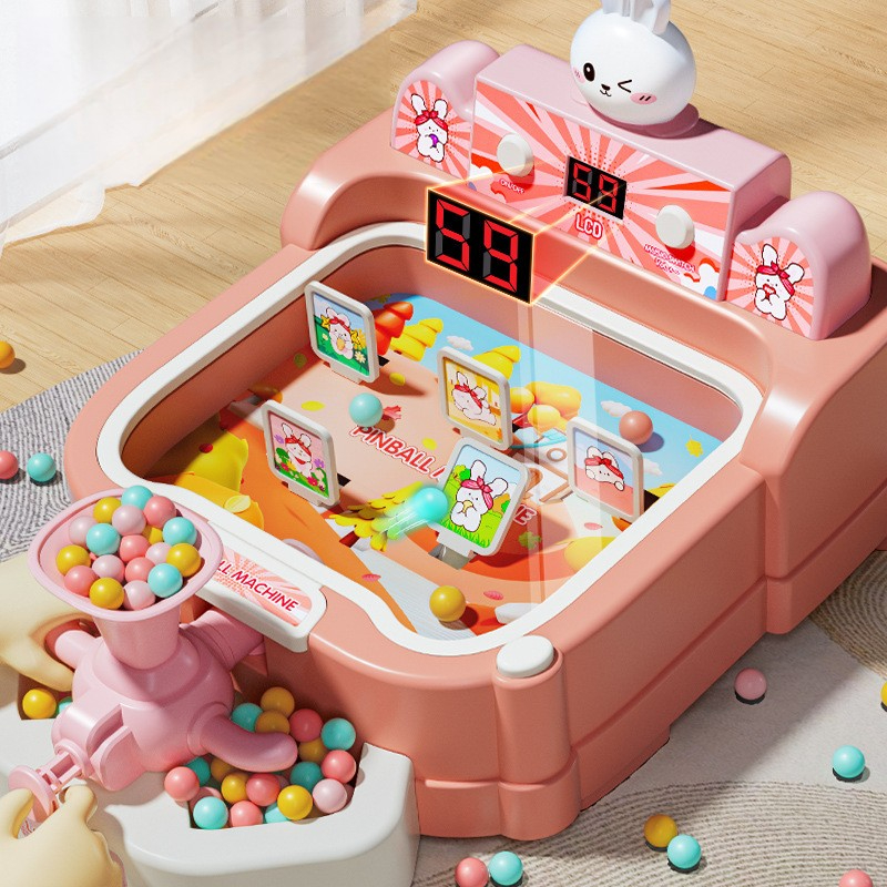 Pinball Machine - Kids Marble Game Machine Cute Tabletop