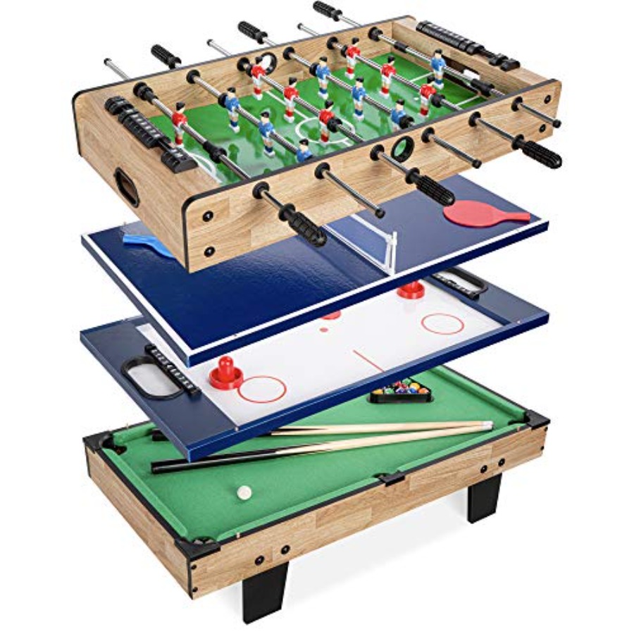 Air Hockey Table - Multi-Game Table Series Interactive 4-in-1 and