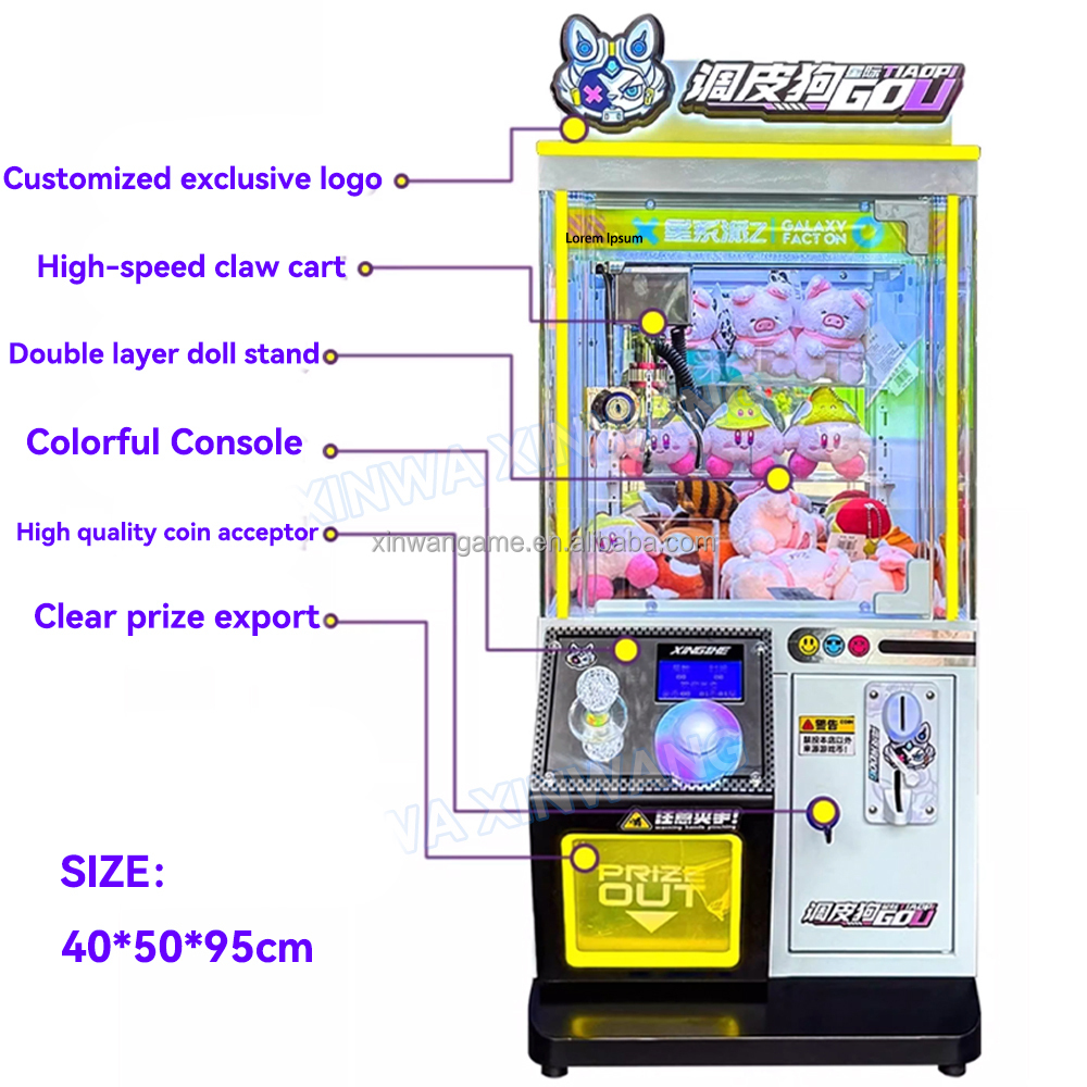 New Mini Claw Machine Crane Ke - Arcade Vending Machines For Sale のレビューと価格