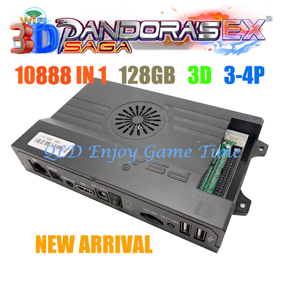 128GB 3D Pandora Saga EX2 Arca - Trackball Controller Arcade のレビューと価格