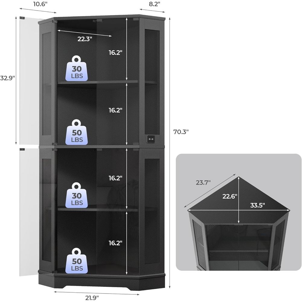 71 Tempered Glass Display Cabi - Glass Cabinet Display のレビューと価格