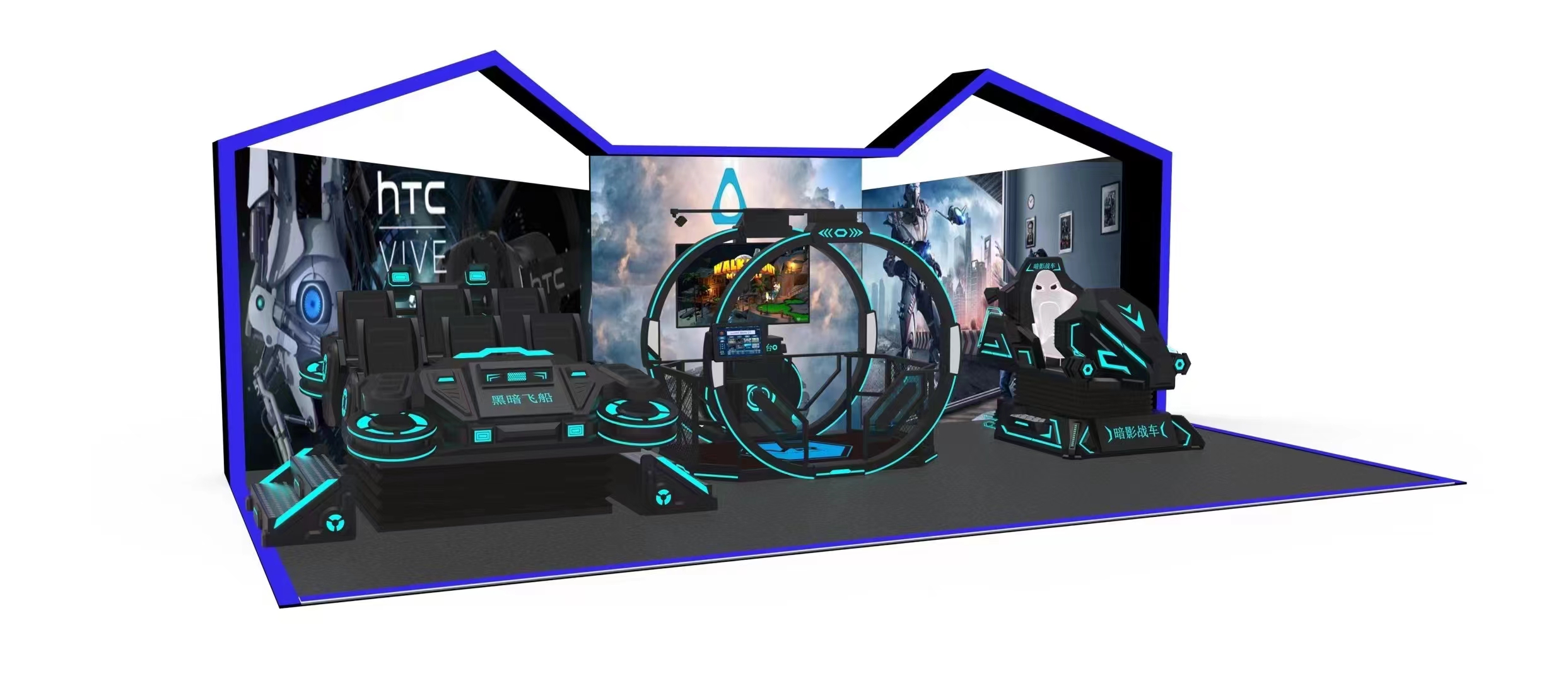 High Quality Theme Park 4 Seat - 9D Vr Simulator のレビューと価格