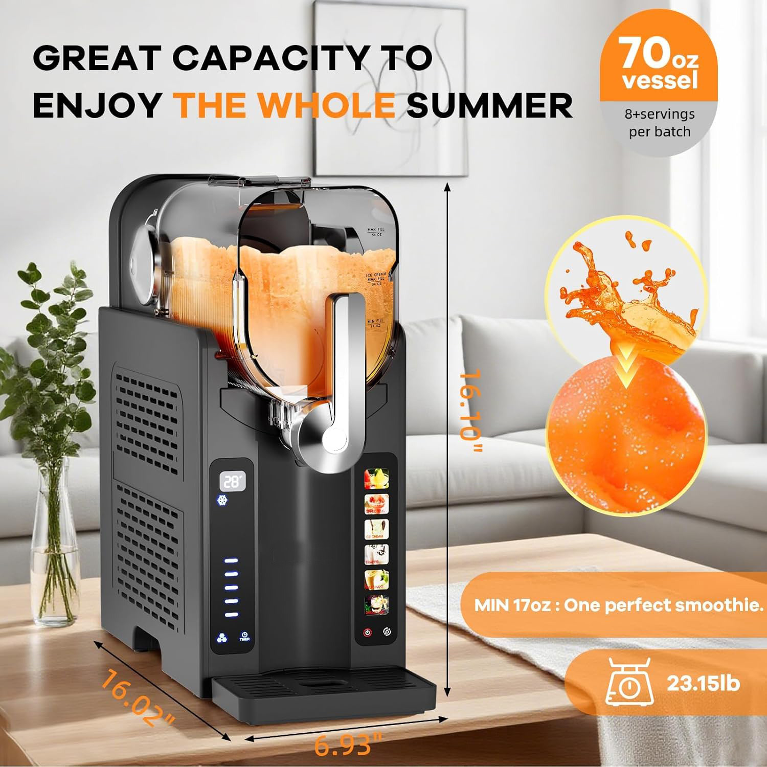 Slushie Machine for Home,70 OZ - Slushie Machine Vending のレビューと価格