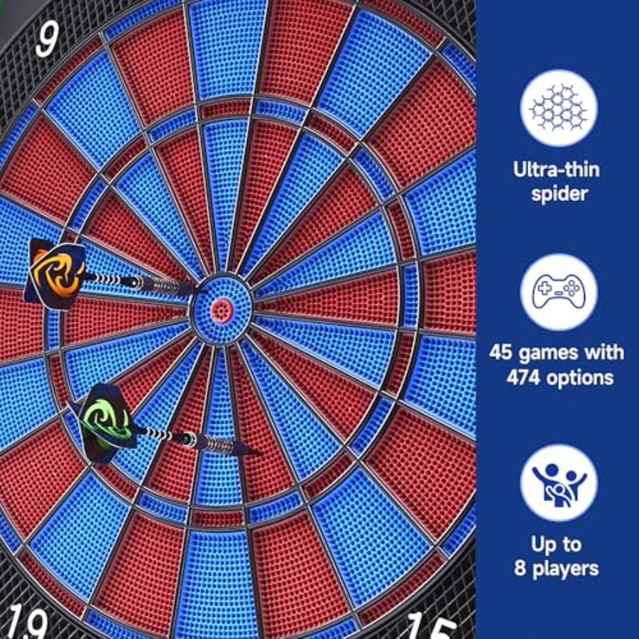 Electronic Dart Board with Cab - Electronic Dartboard Cabinet のレビューと価格