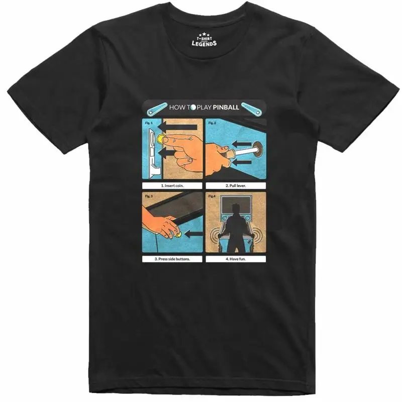 Mens T Shirt Retro Pinball Mac - Pinball Machine のレビューと価格