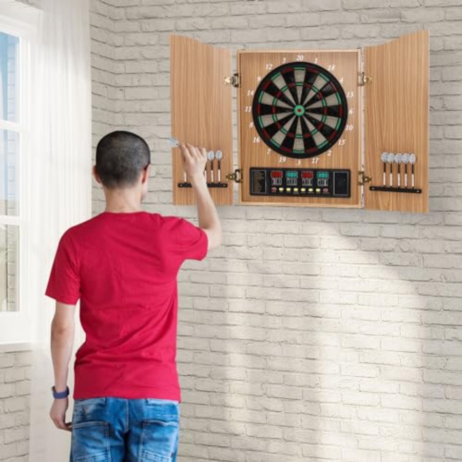 Electronic dart board cabinet  - Electronic Dartboard Cabinet のレビューと価格