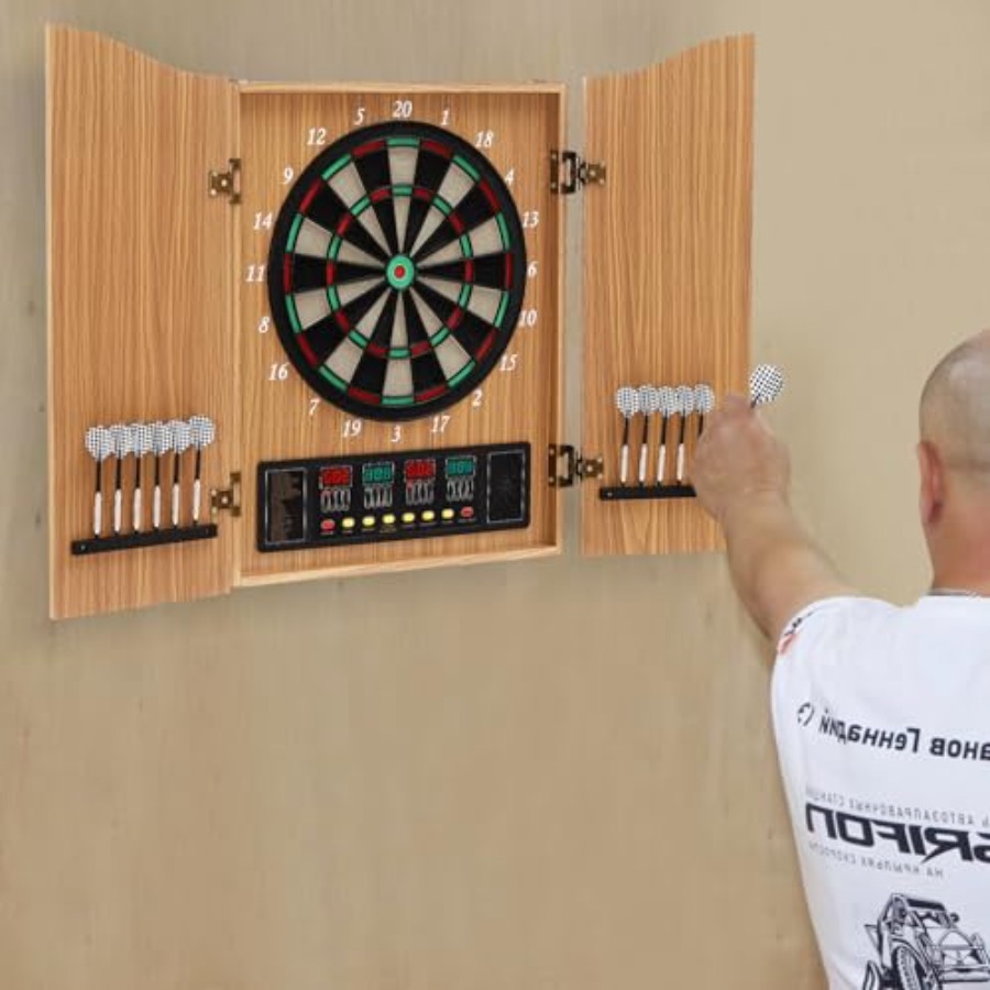 Electronic dart board cabinet  - Electronic Dartboard Cabinet のレビューと価格