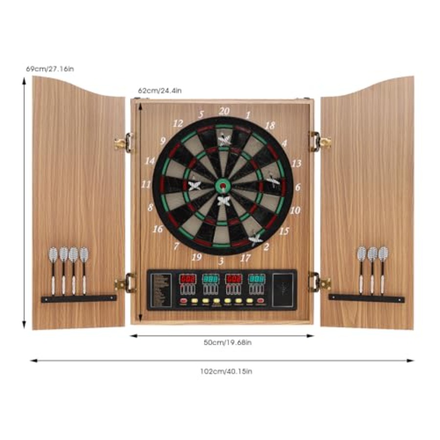 Electronic dart board cabinet  - Electronic Dartboard Cabinet のレビューと価格