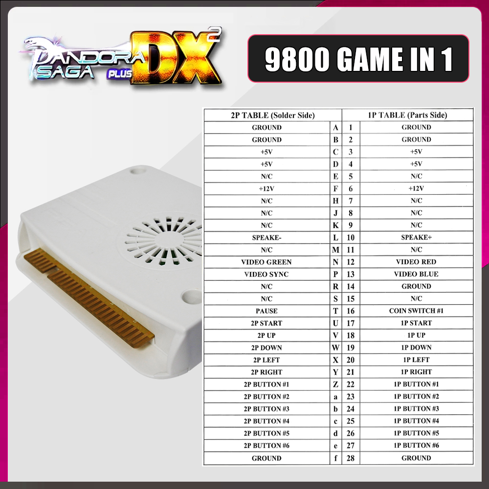 Arcade 9800 in 1 Pandora Saga  - Trackball Controller Arcade のレビューと価格