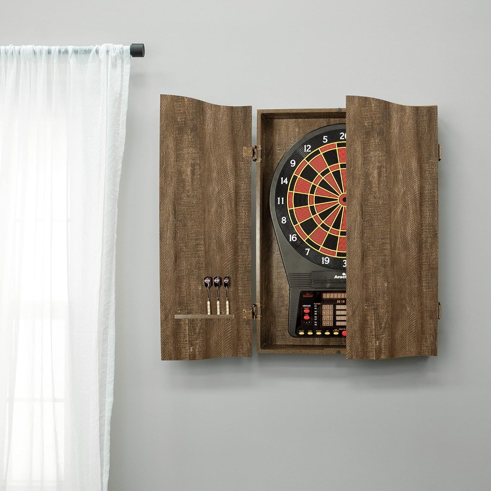 DMI Sports MI Sports Brown Cri - Electronic Dartboard Cabinet のレビューと価格