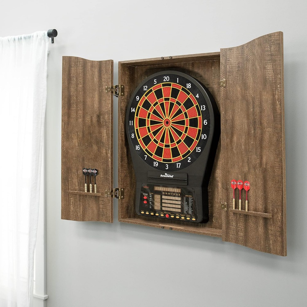 DMI Sports MI Sports Brown Cri - Electronic Dartboard Cabinet のレビューと価格