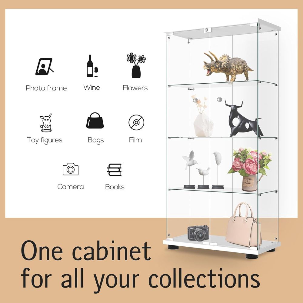 Quick-Install Glass Door Locka - Glass Cabinet Display のレビューと価格