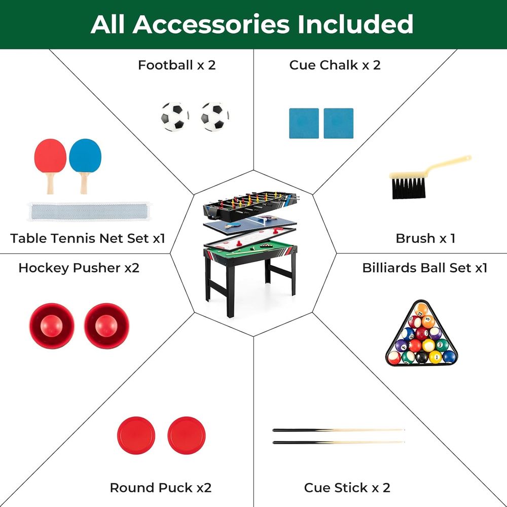 All-in-One 49 Multi-Game Table - Air Hockey Table のレビューと価格