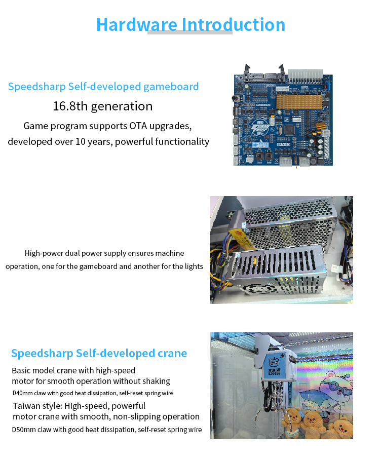 Hot Sale Indoor Arcade Claw Cr - Arcade Vending Machines For Sale のレビューと価格