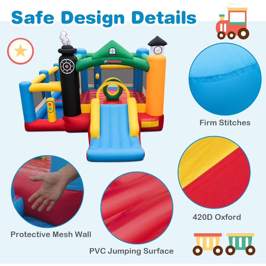 Inflatable Bounce House Train  - Basketball Arcade Game のレビューと価格
