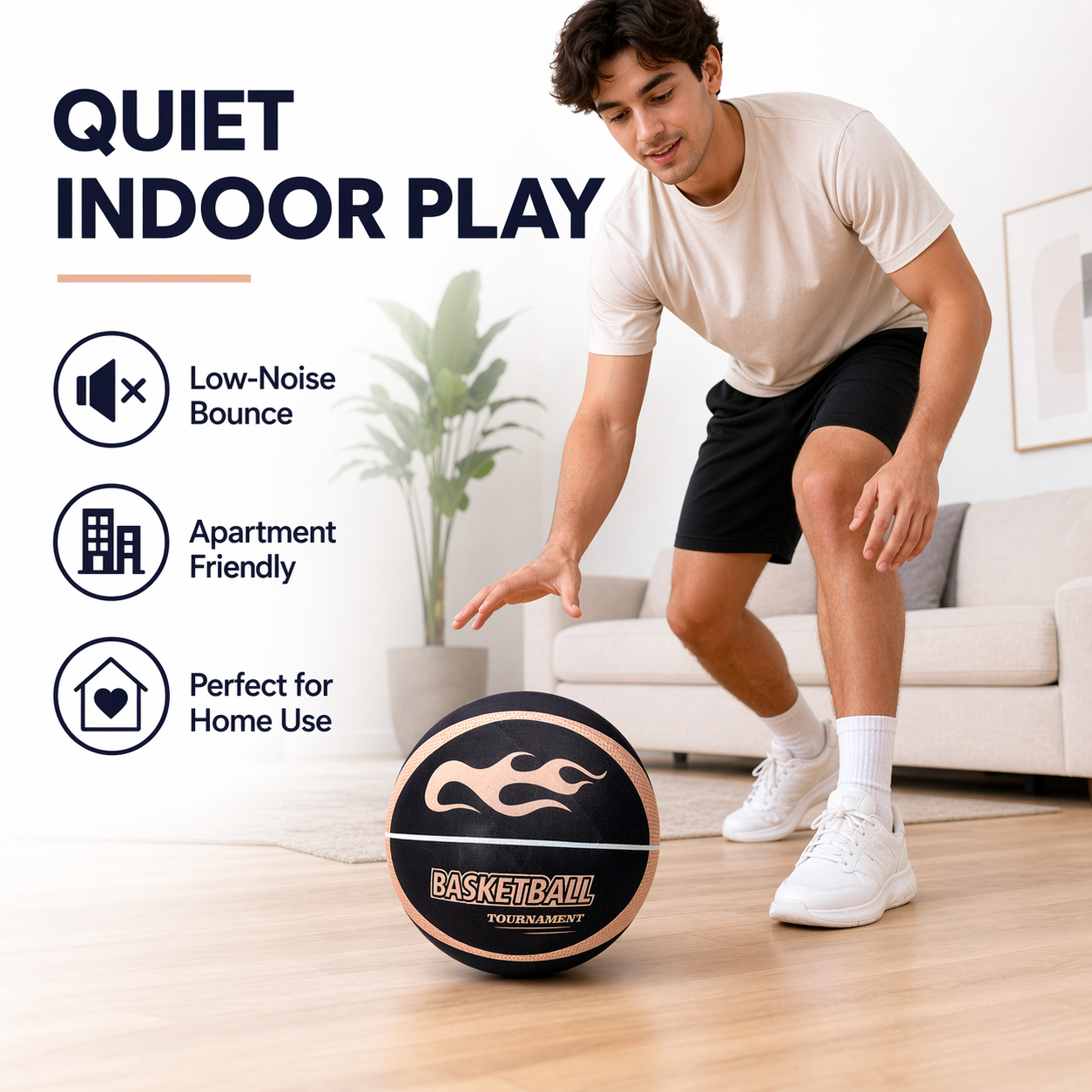 Fabric Cover Silent Basketball - Basketball Arcade Game のレビューと価格