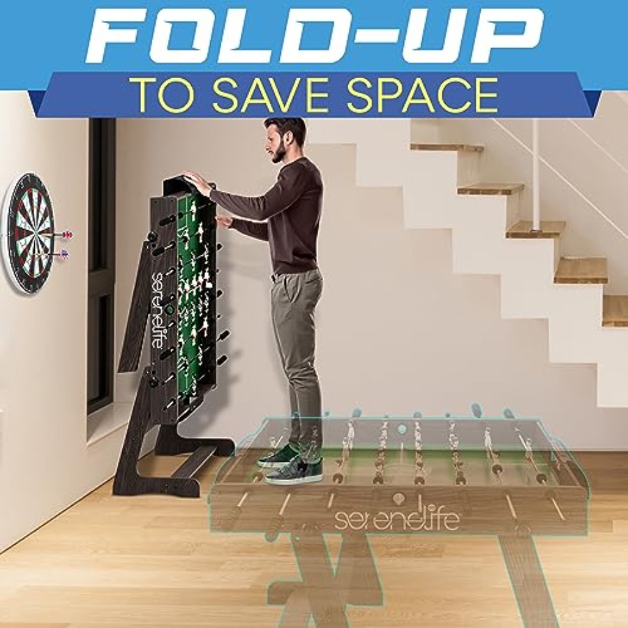 Folding Foosball Table 4' x 2' - Arcade X のレビューと価格