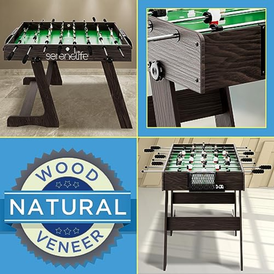 Folding Foosball Table 4' x 2' - Arcade X のレビューと価格