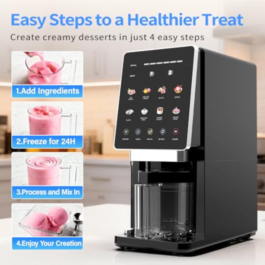 Ice Cream Maker 10-in-1 Frozen - Slushie Machine Vending のレビューと価格