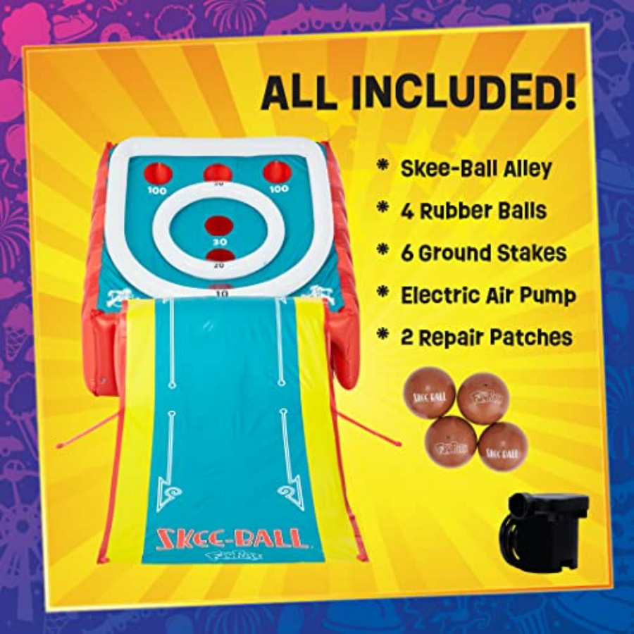 11 Ft Inflatable Skee-Ball Gam - Skee Ball Arcade のレビューと価格