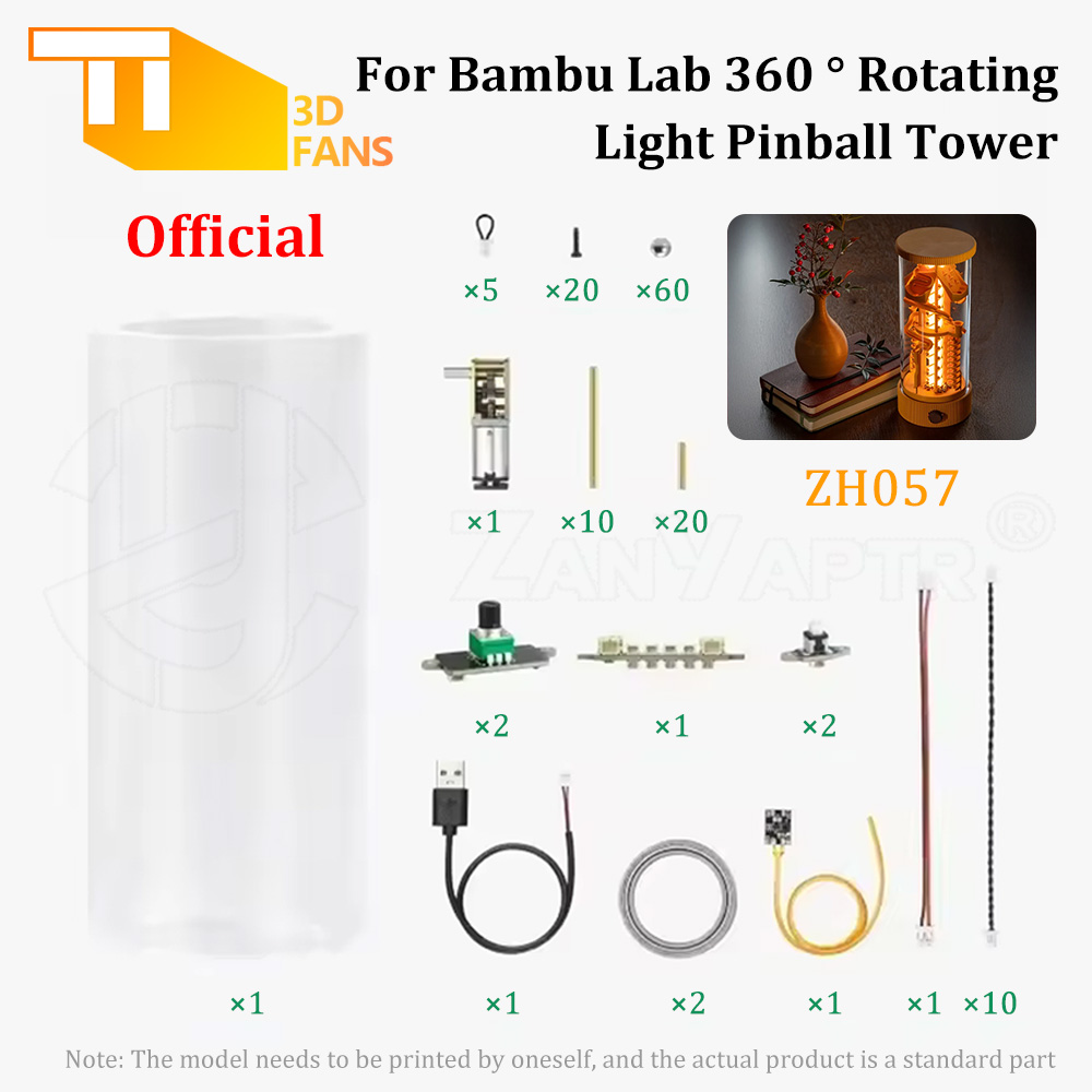 For Bambu Lab DIY 360 ° Rotati - Pinball Machine のレビューと価格