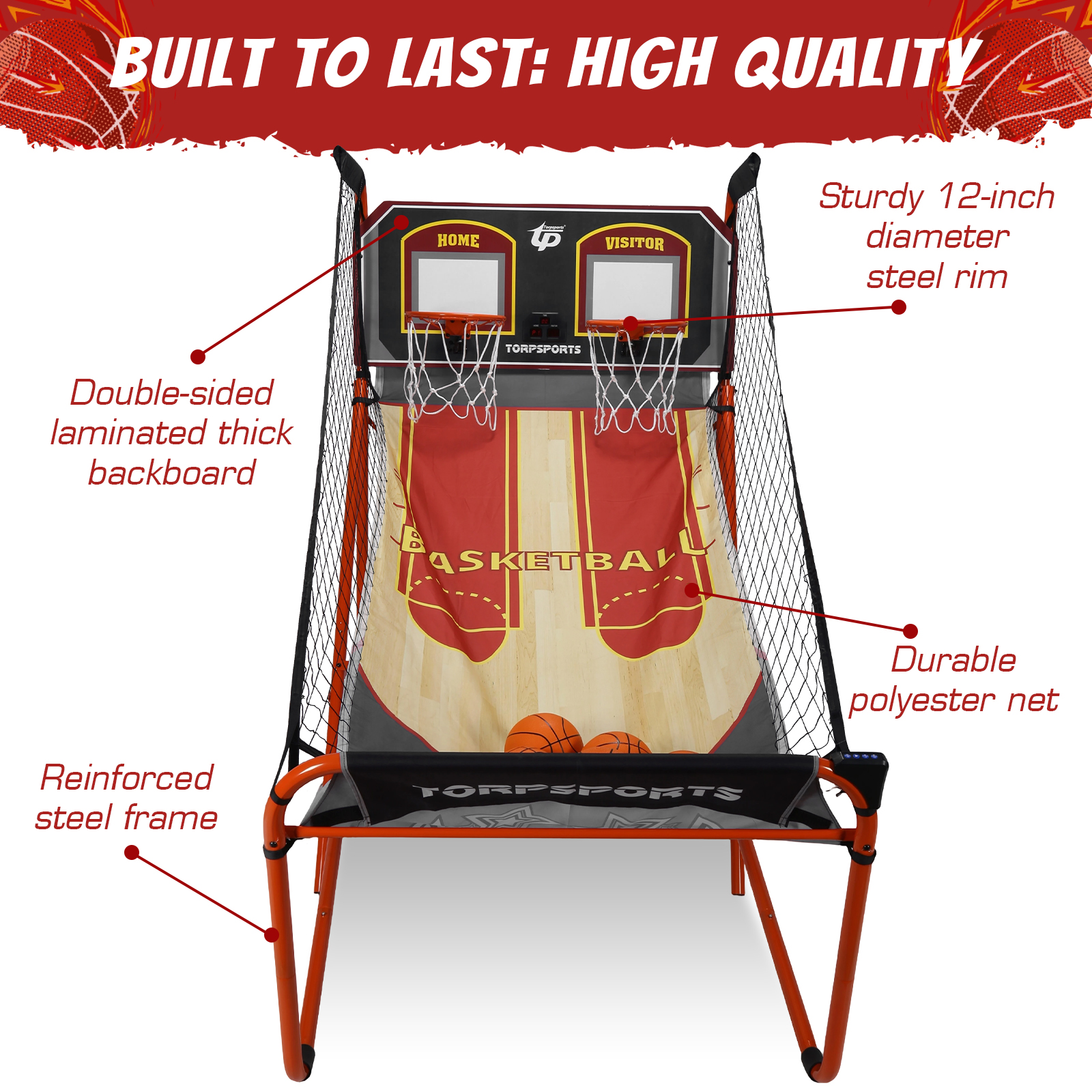 Arcade Cage Basketball Game LE - Arcade Games & Vending Llc のレビューと価格