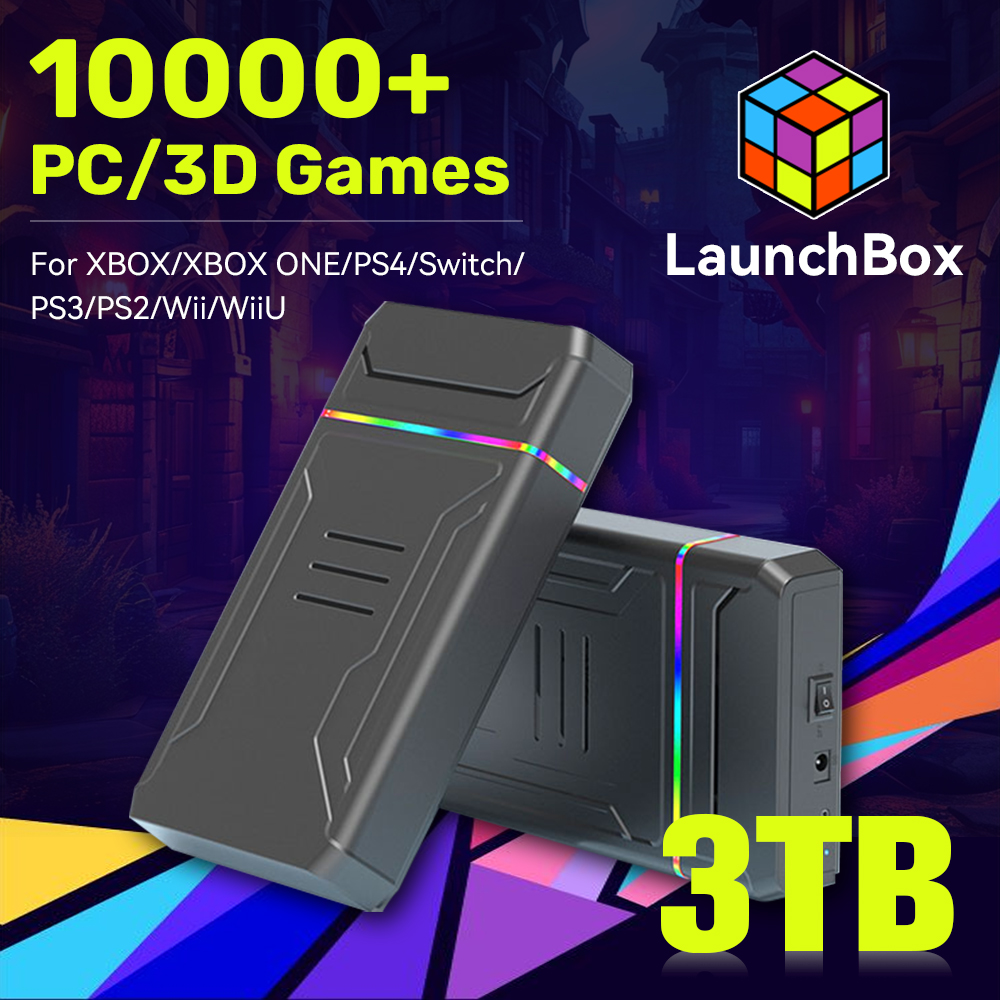 JMachen Launchbox 3TB Gaming H - Arcade X のレビューと価格