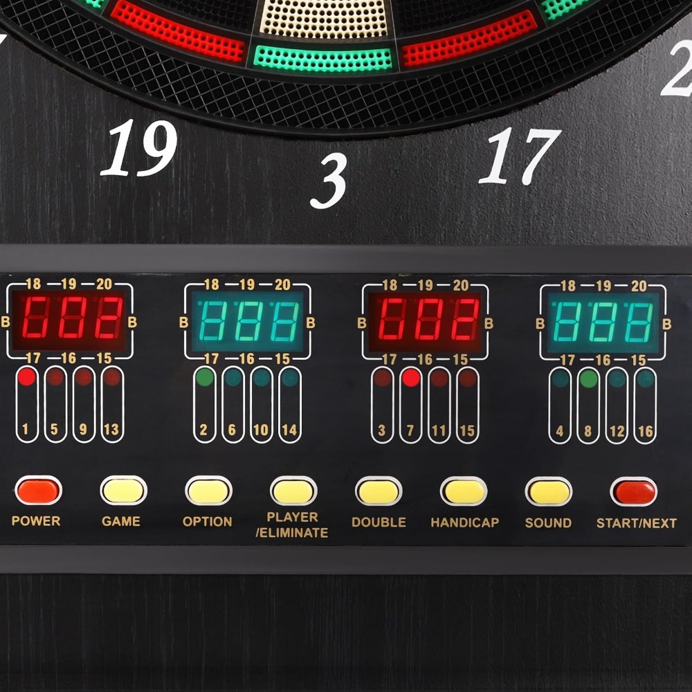 Dartboard Cabinet Set Dart Boa - Electronic Dartboard Cabinet のレビューと価格