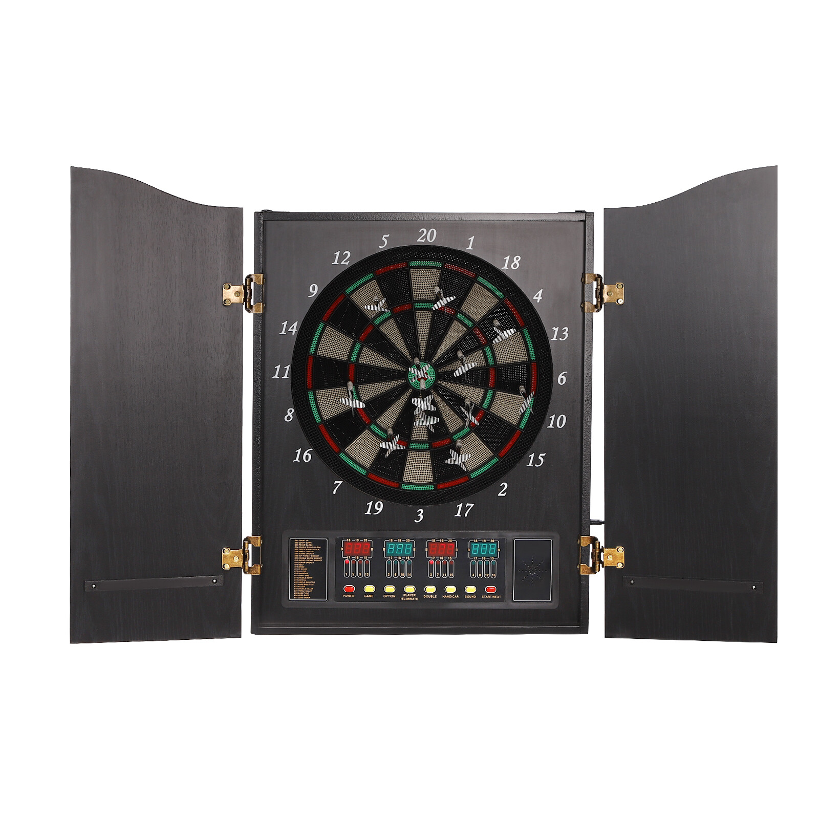 Modern Black Dartboard Cabinet - Electronic Dartboard Cabinet のレビューと価格