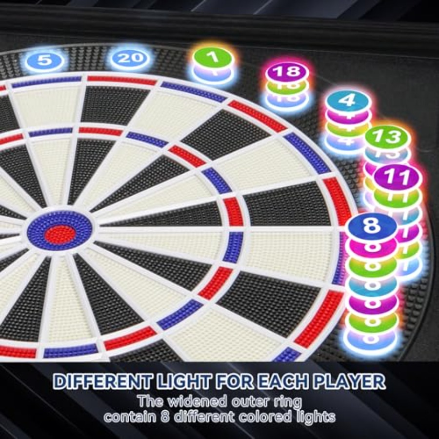 Electronic Dart Board for fami - Electronic Dartboard Cabinet のレビューと価格