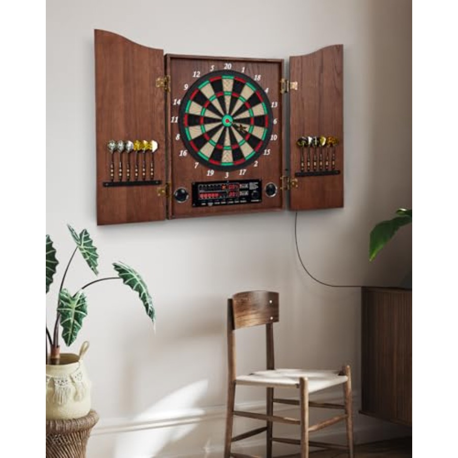Electronic Dart Board, Decorat - Electronic Dartboard Cabinet のレビューと価格