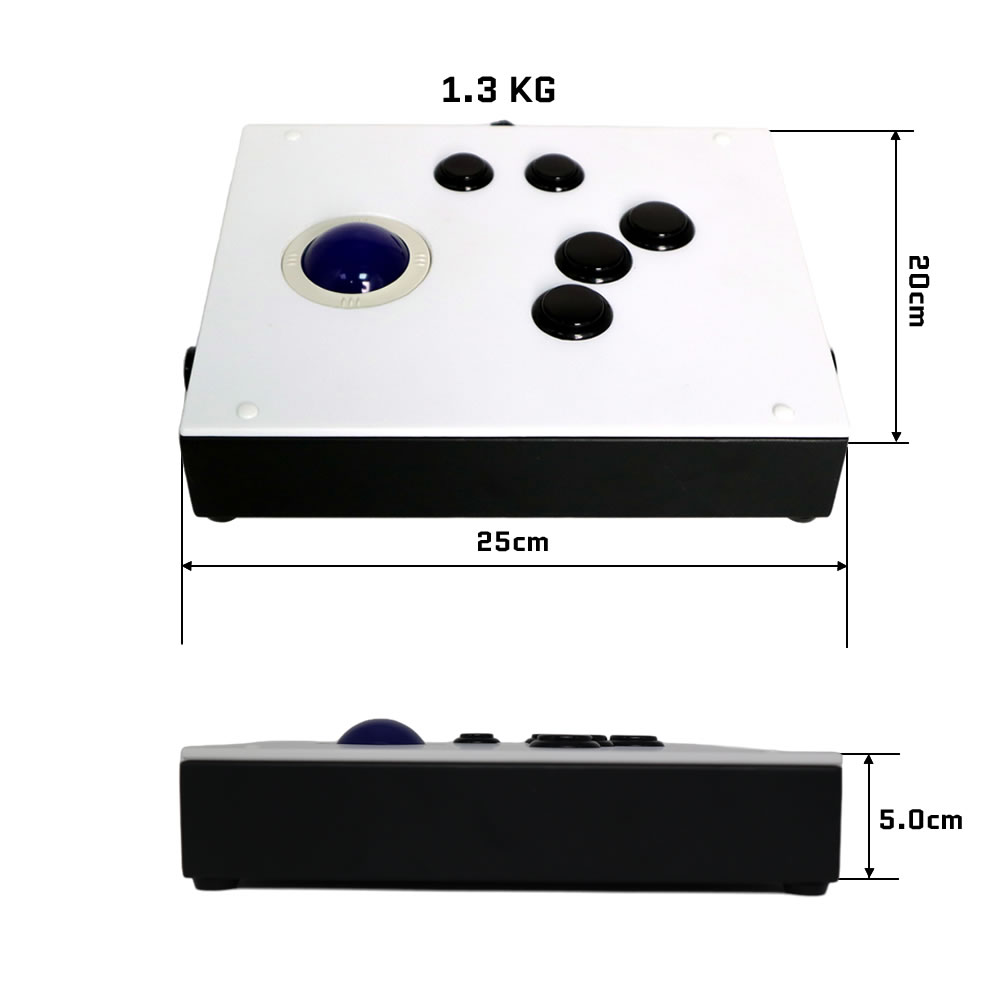 FightBox R6 USB  Sanwa button  - Trackball Controller Arcade のレビューと価格