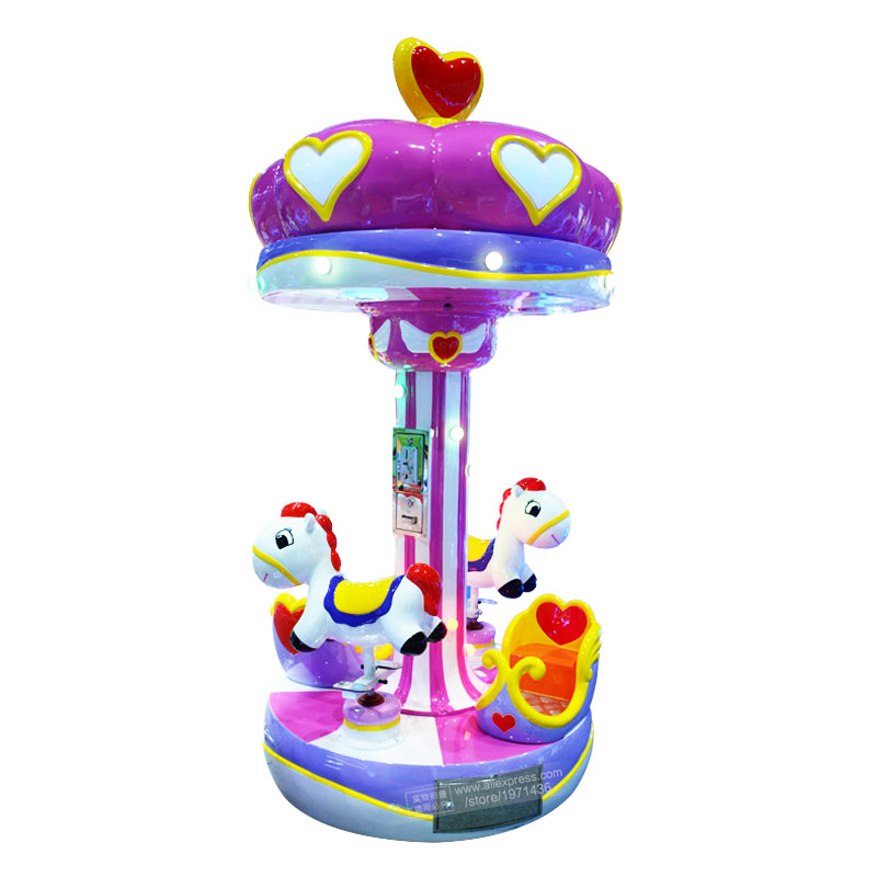 Electric Carousel Horse 3 Pers - Coin Operated Kiddie Ride のレビューと価格